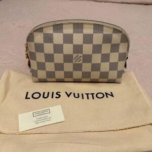 Louis Vuitton Cosmetic Pouch Damier Azur